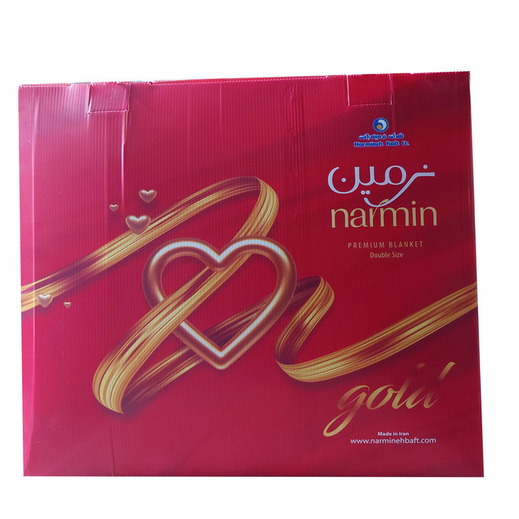 پتو 2 نفره نرمینه بافت مدل نرمین برجسته سایز 240x220 سانتیمتر