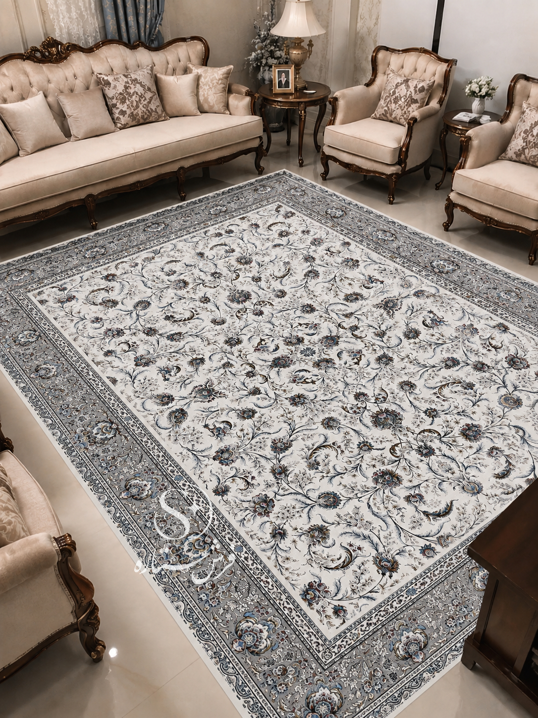 فرش 1500شانه طرح چکاوک 1