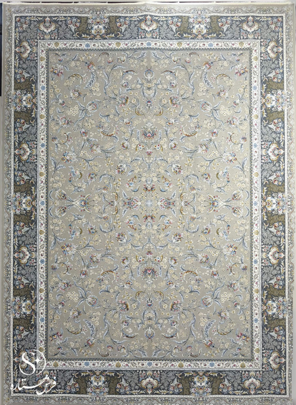 فرش 1500شانه قیطران طرح چکاوک کد3